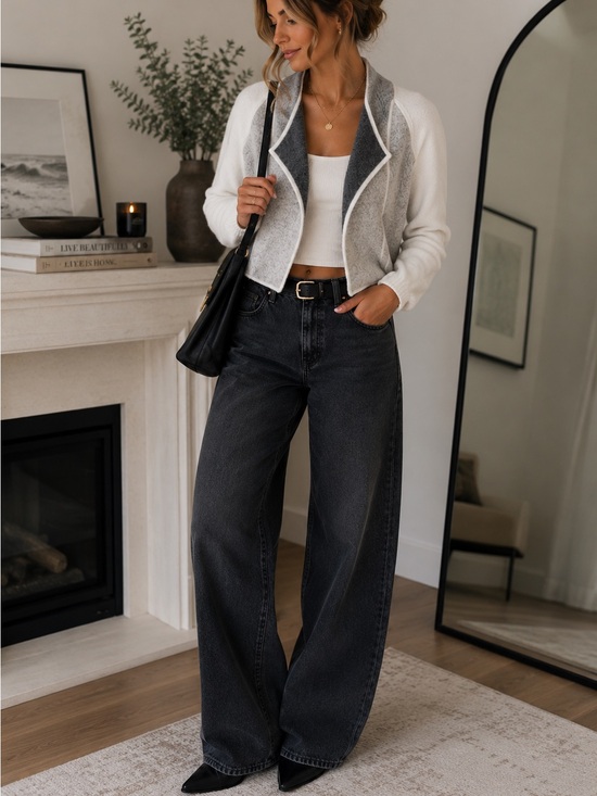 Sweaters - LOFT Cropped Sweater